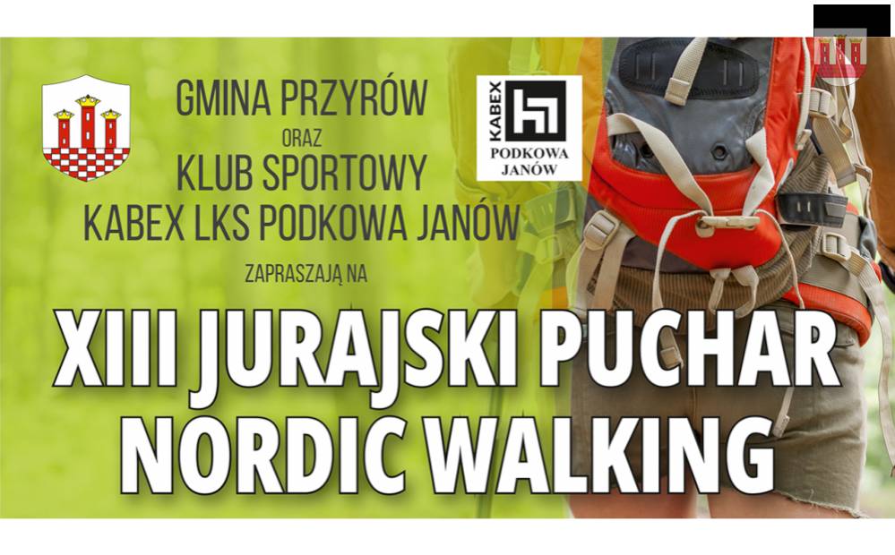 : Plakat promujący XIII Jurajski Puchar Nordic Walking.